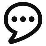 Chat Writing SVG Icon